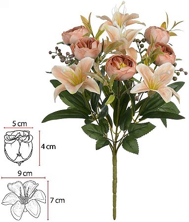 Buque Rosa Cabbage X9 Cha 2T 35cm