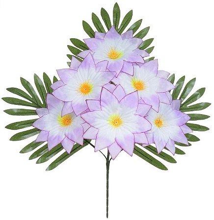 Buque Dalia Arranjo X6 Lavanda 45cm