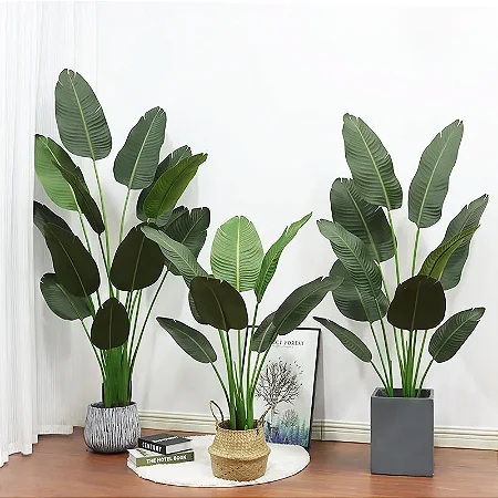 Planta Artificial Árvore Bananeira 90cm - 1,20m Decoração de Casa