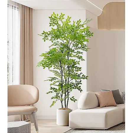 Planta Artificial Árvore Palmeira Tropical Decoração Verde 110cm - 180cm