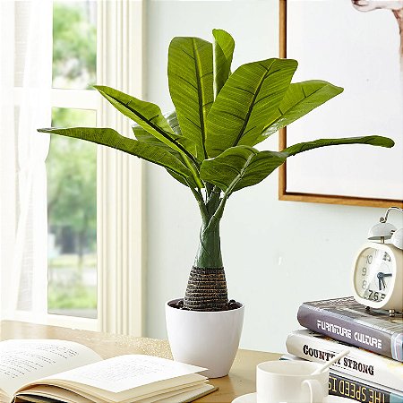 Plantas artificial Árvore Palmeira tropical Verde 40cm