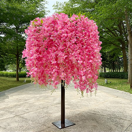Planta Artificial Arvore De Wisteria Pendurado Para Decoração Cerejeira 100m - 180m