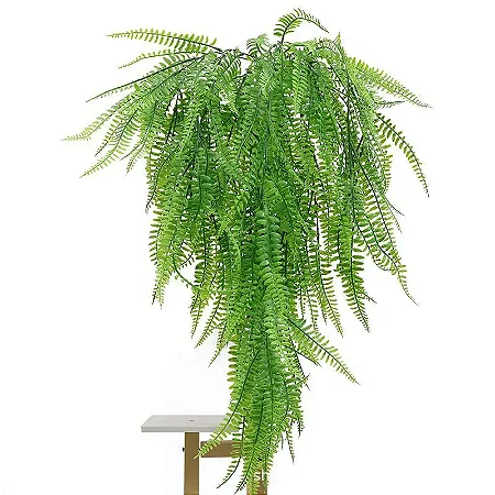 Planta Artificial Pendurar Decoração Verde 80cm