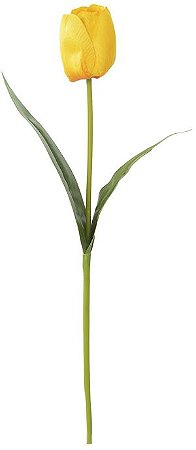 Haster Tulipa Cetim Amarelo 47cm