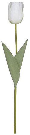 Haster Tulipa Real Toque Branco 50cm