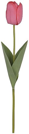 Haster Tulipa Real Toque Rosa Antigo 50cm