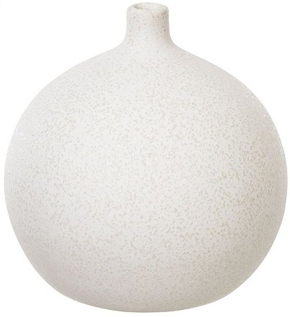 Vaso Decorativo Ceramica Off White 15cm