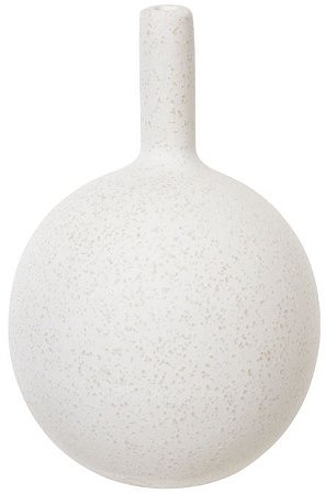 Vaso Decorativo Ceramica Off White 15cm
