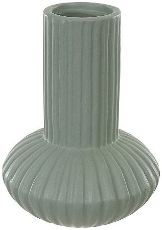 Vaso Decorativo Porcelana Verde 15,5cm
