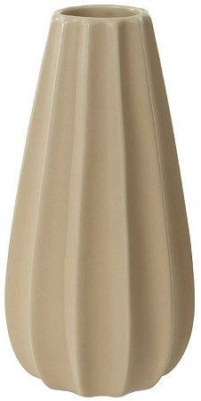 Vaso Decorativo Porcelana Bege 13cm