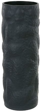 Vaso Decorativo Vidro Preto 30cm