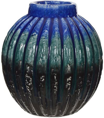 Vaso Decorativo Ceramica Colorido 26cm