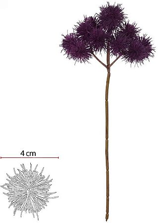 Capim Mamona X12 Berinjela 40cm