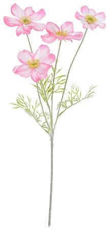 Haste Cosmos C/Flocked X4 Rosa Claro 60cm