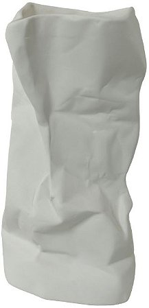 Vaso Decorativo Porcelana Branco 23,3cm