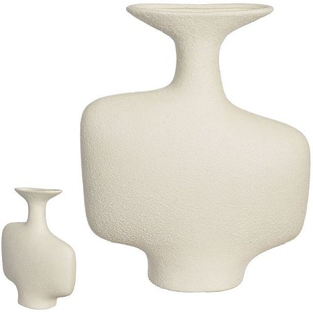 Vaso Decorativo Ceramica Bege 36cm
