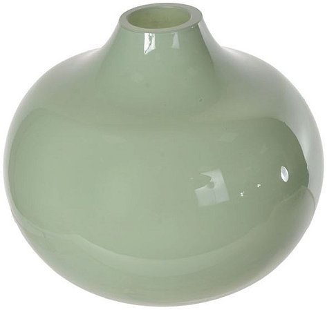 Vaso Decorativo Vidro Verde 10cm