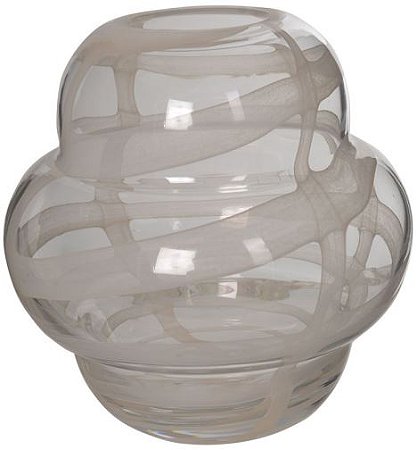 Vaso Decorativo Vidro Fendi 20,5cm