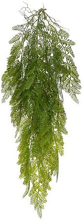 Planta Artificial Folhagem Samambaia Pendurar X21 Verde 1,12cm