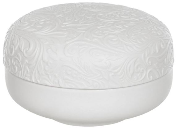 Caixa Decorativa Porcelana Branco 6,5cm