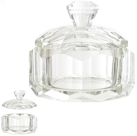 Caixa Decorativa Cristal Transparente 10cm
