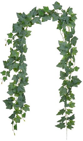 Planta Artificial Folhagem Uva Guirlanda C/Frosted X134 Verde 1,8cm