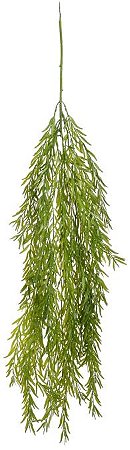Planta Artificial Folhagem Grass Pendurar X38 Verde 98cm