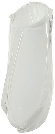 Vaso Decorativo Vidro Branco 31cm
