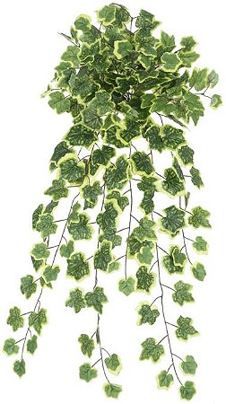 Planta Artificial Folhagem Maple Pendente X180 Verde BD. Amarelo 80cm