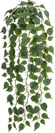 Planta Artificial Folhagem Jiboia Pendurar X159 Verde Frosted 1m