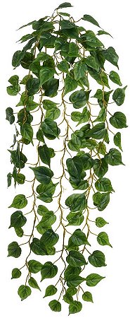 Planta Artificial Folhagem Jiboia Pendurar X159 Verde 1m