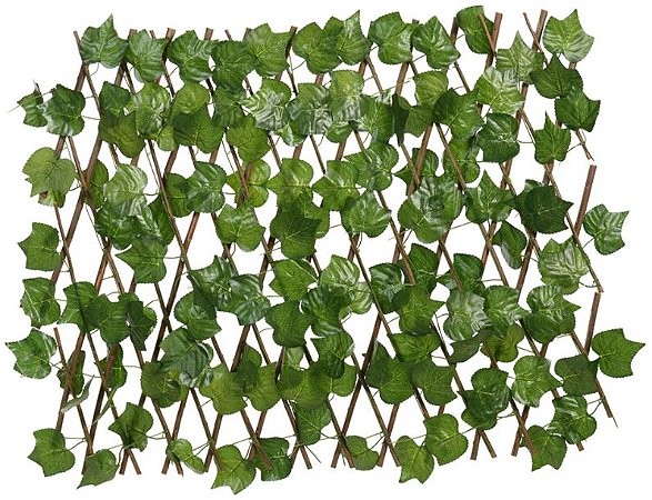 Planta Artificial Folhagem Hera Cerca Verde 50x1,8m