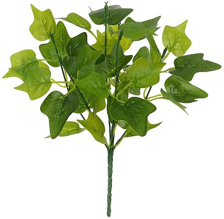 Planta Artificial Folhagem Hera Forracao Real Toque X42 Verde 35cm