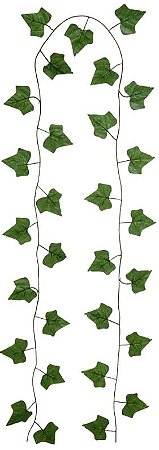 Planta Artificial Folhagem Hera Guirlanda X30 Verde 2,4m Com 24 Peças