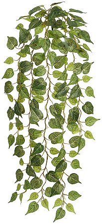 Planta Artificial Folhagem Melancia Pendentes X159 Verde 1m