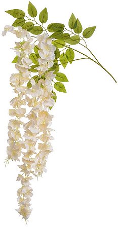 Planta Artificial Haste Pendentes X126 Creme 1.06m