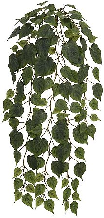 Planta Artificial Folhagem Jiboia Pendentes X134 Verde Frosted 1.14m