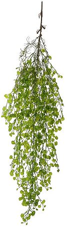 Planta Artificial Folhagem Lunaria Pendentes X82 Verde 1.05m