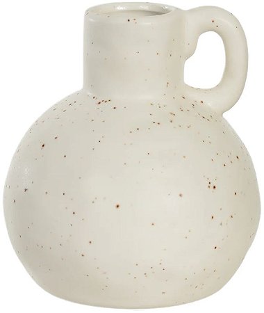 Vaso Decorativo Porcelana Off White 11,5cm