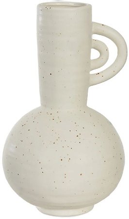 Vaso Decorativo Porcelana Off White 12,8cm