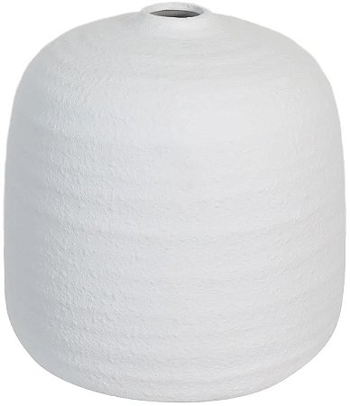 Vaso Decorativo Ceramica Off White 21,5cm