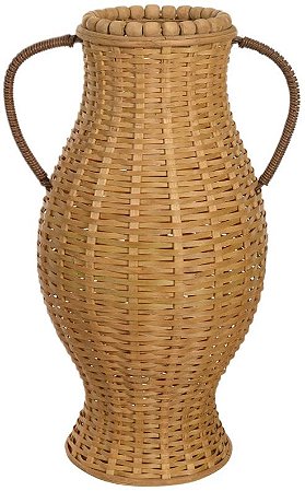 Vaso Decorativo Bambu Natural 26cm