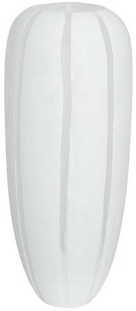 Vaso Decorativo Vidro Branco 14cm