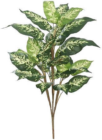 Planta Artificial Arvore Comigo Ninguém Pode X23 Verde Creme 1m