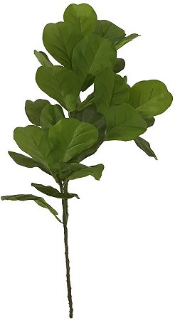 Planta Artificial Galho Ficus Lyrata Real Toque X29 Verde 1,05cm