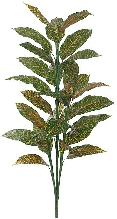 Planta Artificial Arvore Croton X31 Verde 1.5m