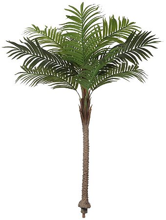 Planta Artificial Arvore Palmeira Real Toque X9 Verde 1.9m