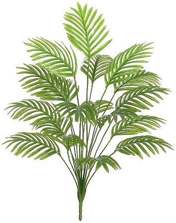 Planta Artificial Arvore Palmeira Real Toque X18 Verde 82cm
