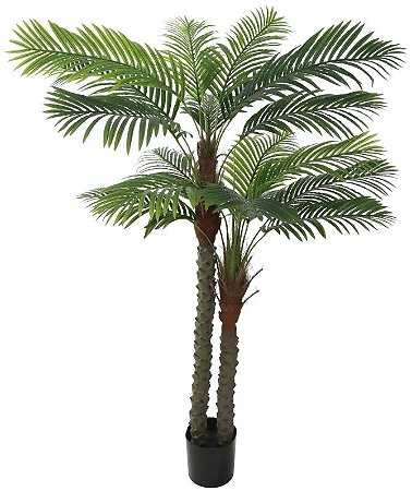 Planta Artificial Arvore Palmeira C/Pote X18 Verde 1.9m