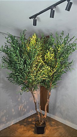 Planta Artificial Árvore Oliveira 2,40m x 1,80m 2 Troncos Mod. 08.04